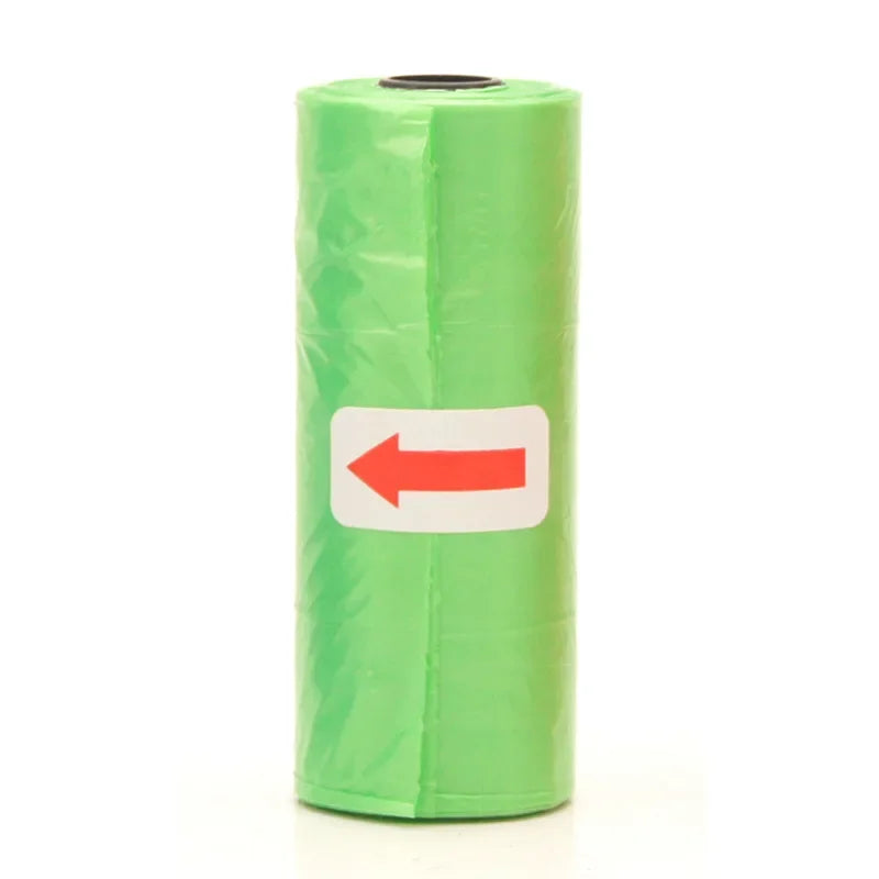 1200pcs Random Color Cartoon Paw Graphic Dog Poop Bags Pet Poop Bags Leak-Proof Dog Waste Bags For Pet Supplies