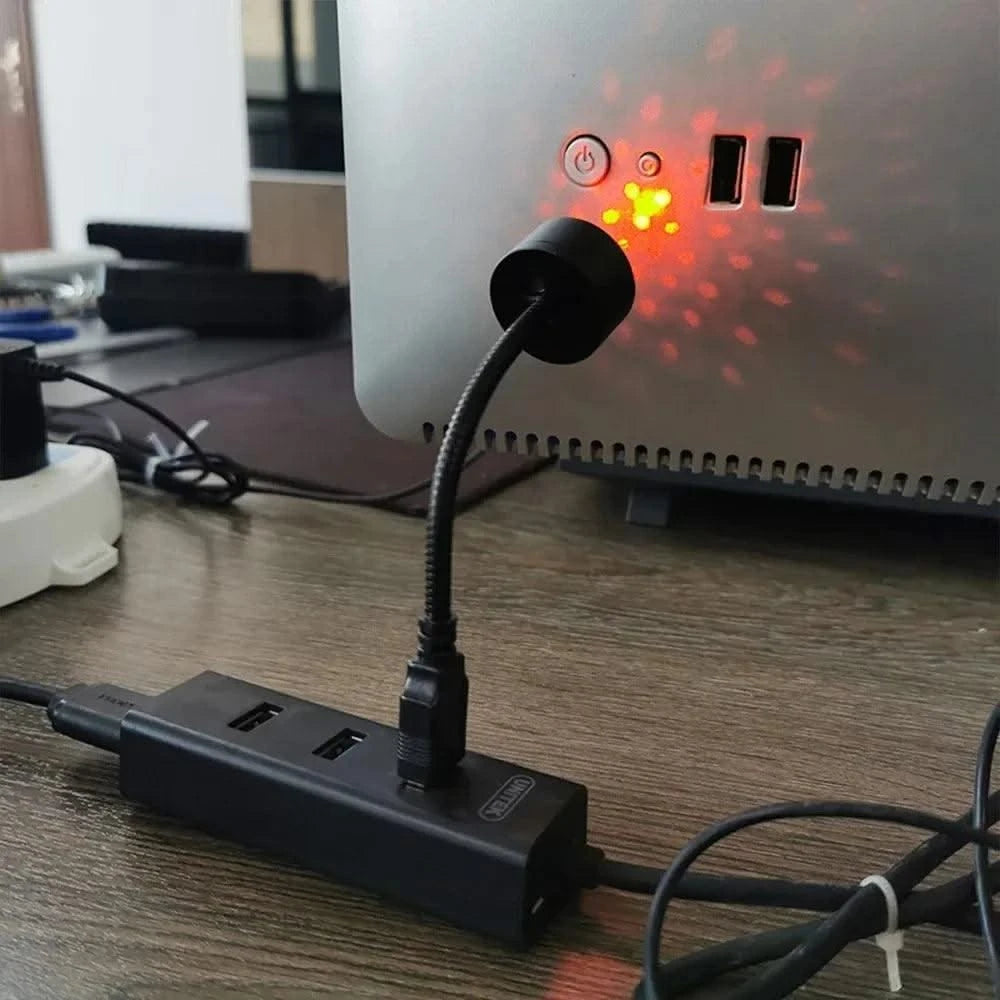 Mini LED Car Roof Star Night Light Projector Atmosphere Galaxy Lamp USB Decorative Adjustable for Auto Roof Room Ceiling Decor