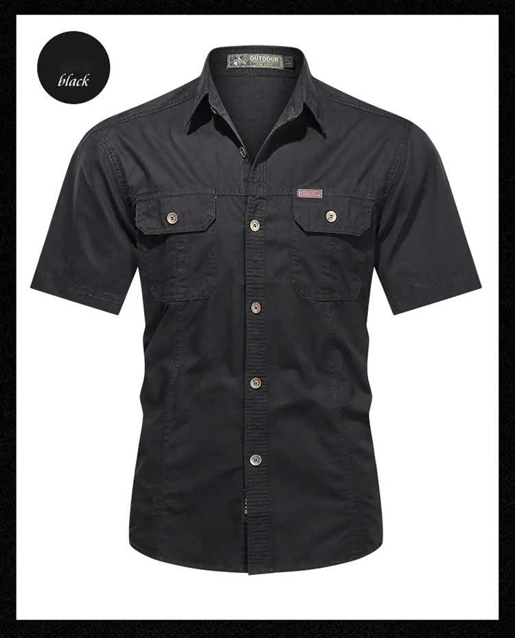 Men's thin short sleeved shirts Summer