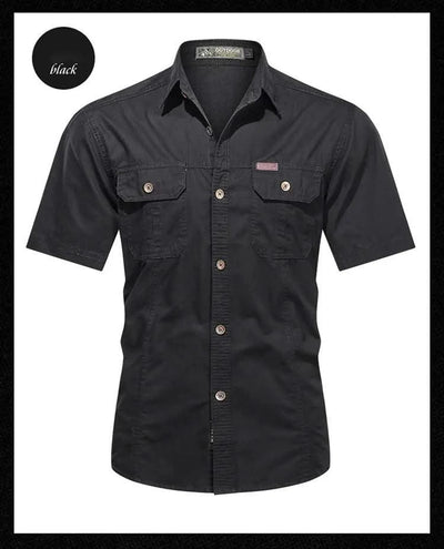 Men's thin short sleeved shirts Summer