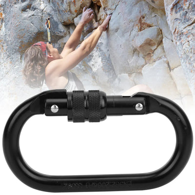 Carabiner 7075 Aviation Aluminum Outdoor Climbing Mountaineering O Shape Automatic Lock Development Safety  Carabiner