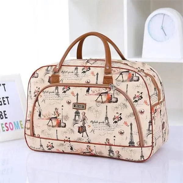 Fashion Cartoon Print Travel Bags for Women