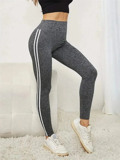 Women Side Stripe Sports Fitness Yoga Leg gings Activewear