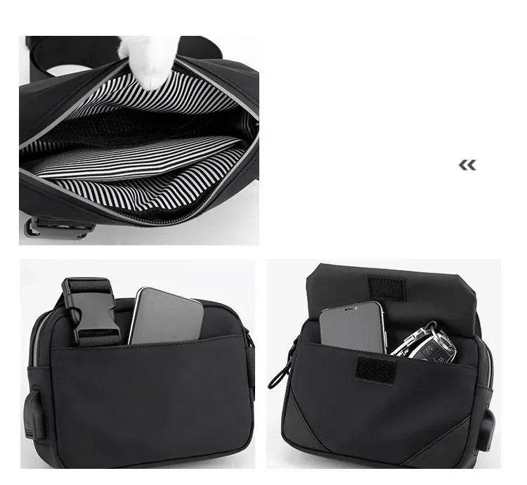 Men's Fashion Small Bag Casual Men Mini Handbags Male Cross Body Shoulder Messenger Bags For Men Purses And Handbags bolasa