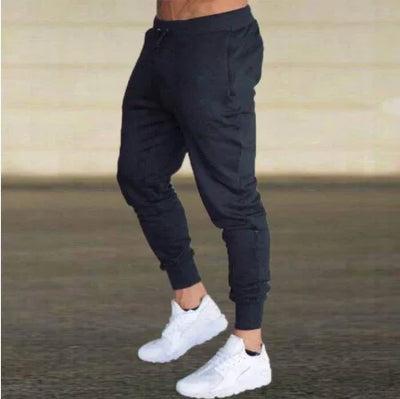2025 New Men Sweatshirts Jogging Pants Men Casual Pants Men Stylish Color Block Zip Pockets Drawstring Sports Skinny Pants Trous