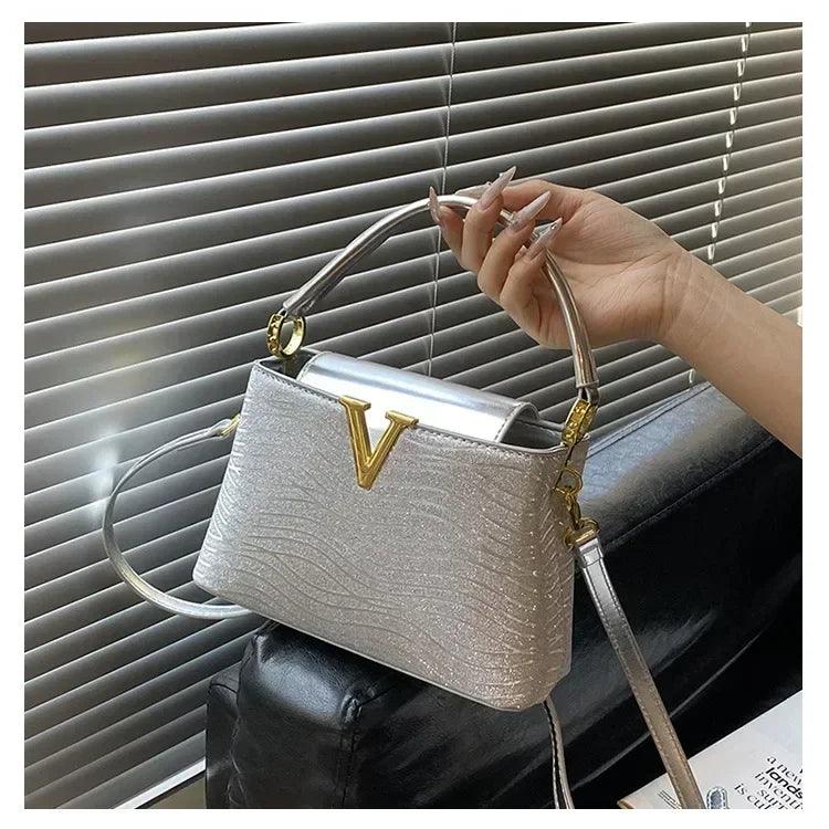 2025 new high-sense women’s designer handbag - feminine versatile large capacity for work & crossbody