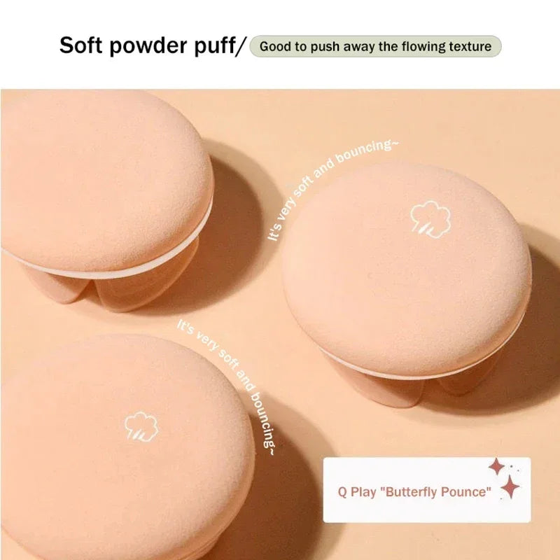 Air Cushion BB Cream Butterfly Powder Puff Moisturizing Foundation Concealer Whitening Oil-control Waterproof Makeup Cosmetics