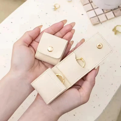 4 Compartments Jewelry Storage Bag Portable Mini Jewelry Bag Earrings Necklace Ring Organizer Bag Travel Jewelry Storage Case