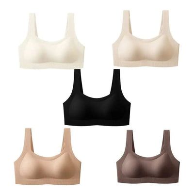 Comfortable Simple Wireless Bras Shockproof For Women