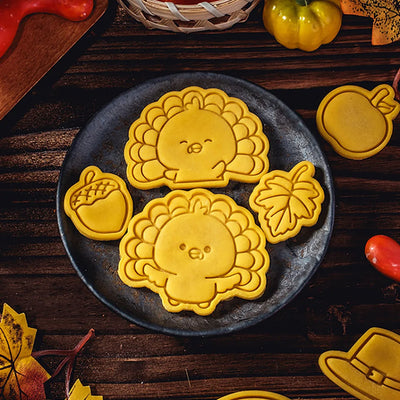 Thanksgiving Theme Cookie Molds Fondant Cutter Pastry Decoration Mold Kitchen DIY Baking Supplies