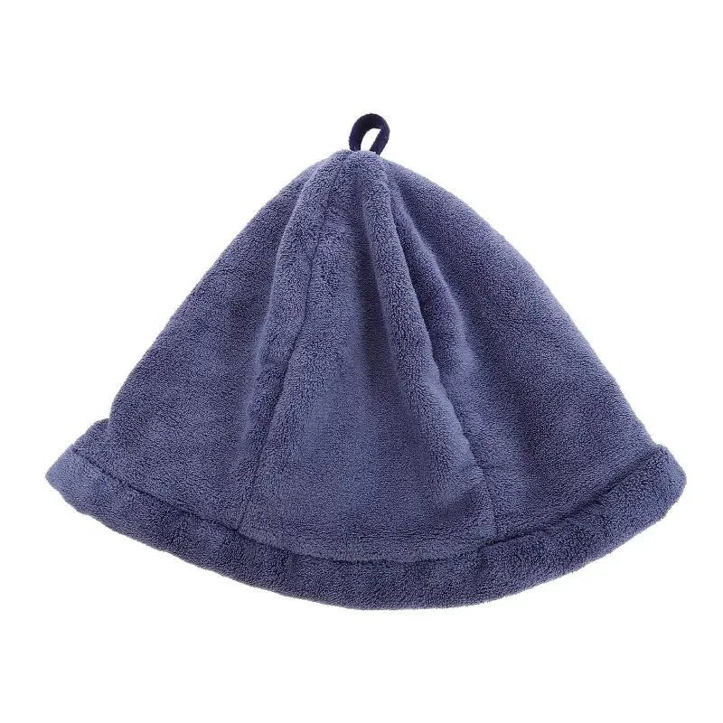 Coral Fleece Fisherman Hat Sauna Bath Headwear Shower Cap Bathroom Supplies Felt Sauna Hat Steam Room Cap Household Merchandises