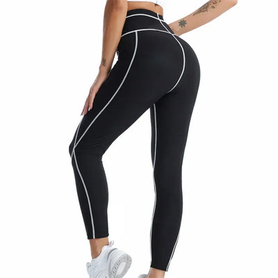 Hot Sauna Suit Sauna Sweat Pants Hot Thermal Sweating Shapers Women Weight Loss Fat Burning Corset Body Shaper Slimming Coats
