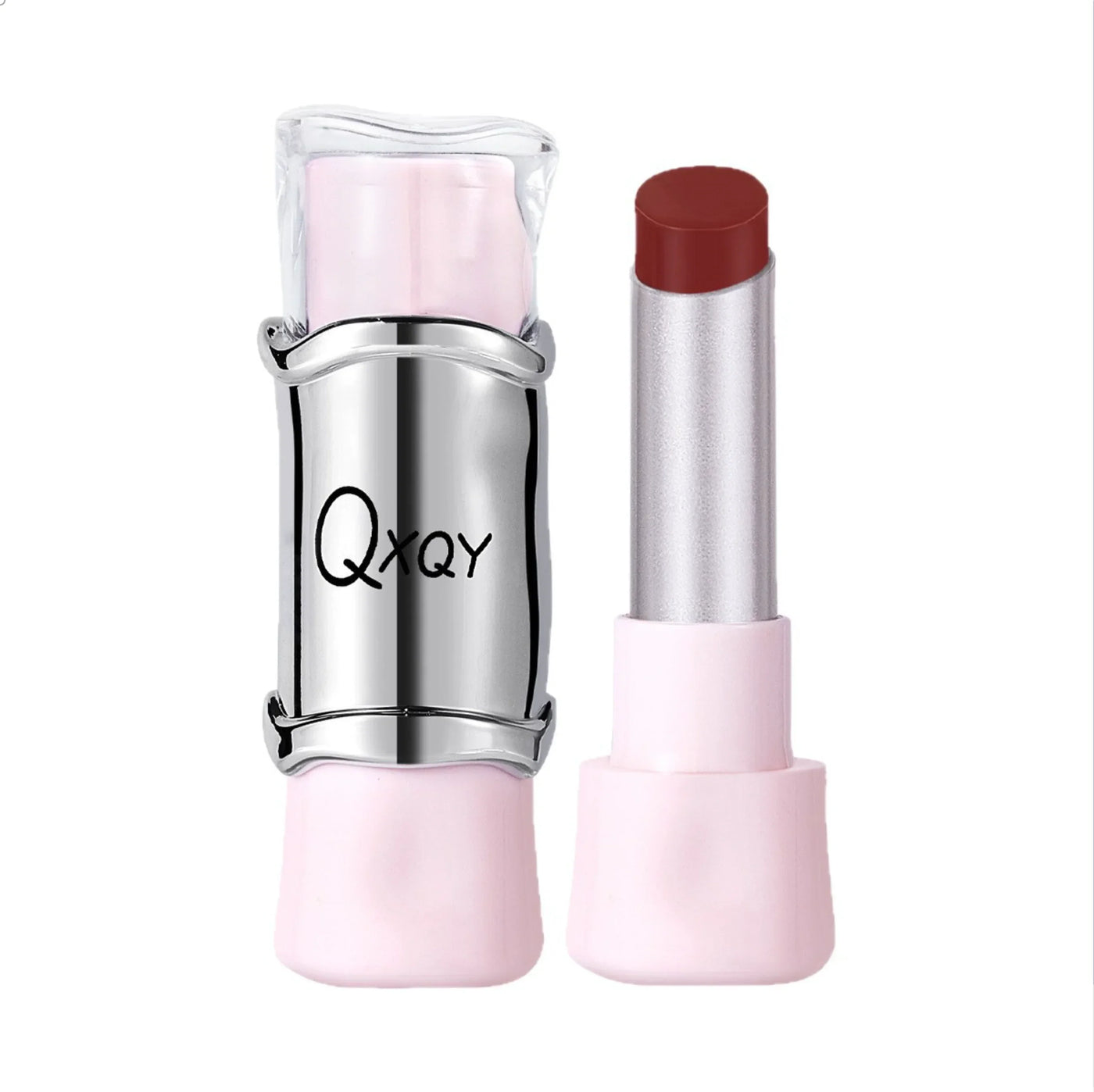 QXQY GLOSSY JELLY LIPSTICK - Mirror Shine, Moisturizing & Long Lasting, Nude Lip Gloss for Plump Brightening Lips (No Makeup Loo