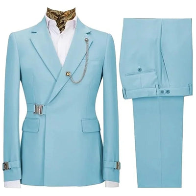 Men's 2-Pack Formal Trousers | Daily  Wear & Wedding/Prom Dress Pants with Tuxedo Styling  Corporate, Interviews, Groom