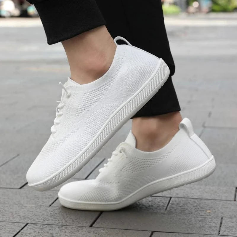 Wide Toe Barefoot Shoes Mens Womens Minimalist Walking Sneakers Shoes | Zero Drop Sole | Breathable Mesh Cross Training Shoes