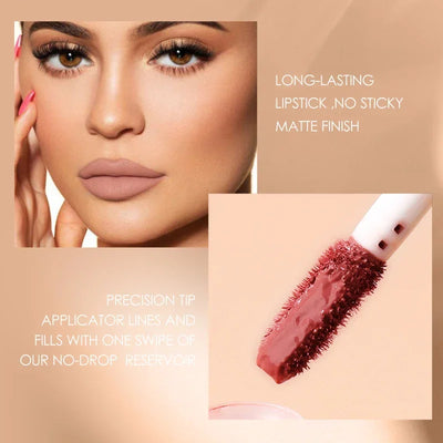 FOCALLURE Matte Liquid Lipstick Waterproof Long-lasting Lightweight Lip Gloss Lips Glaze Lips Tint Makeup for Women's Cosmetics