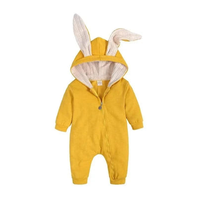 Cute Rabbit Ears Hooded Baby Rompers/Jumpsuit  Costume |Infant Baby Outfits Boys Girls  Newborn Clothing