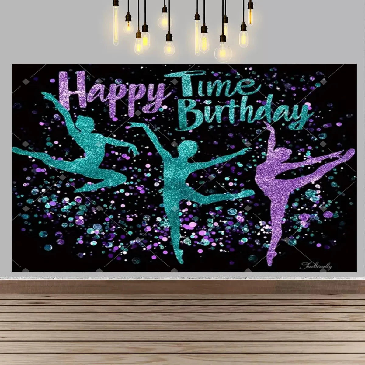 Gymnastics Theme Birthday Decor Backdrop Gymnastics Movement Flip Jump Play Falling Party Supplies Photography Backdrop