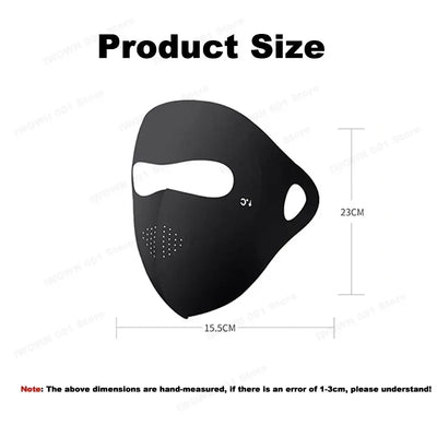 Women Full Face UV Protection Mask 3D Ice Silk Sunscreen Breathable Lightweight Summer Outdoor Sports Comfort Fit mask for men