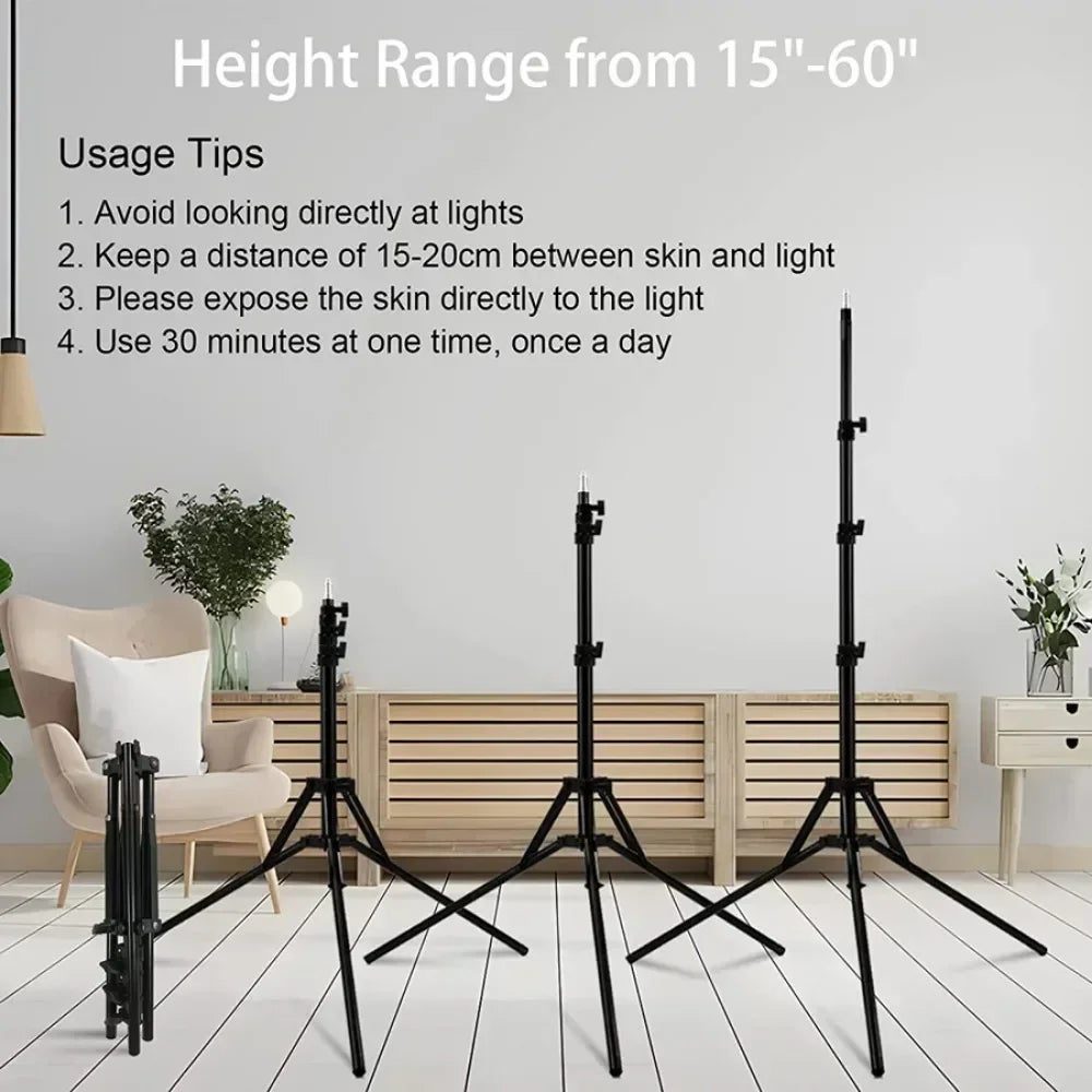 Led Red&Near Infrared Light Healthcare Lamp 660&850 nm Sauna for Full Body Face Joint Muscle Relieve Beauty Health Gadget Device