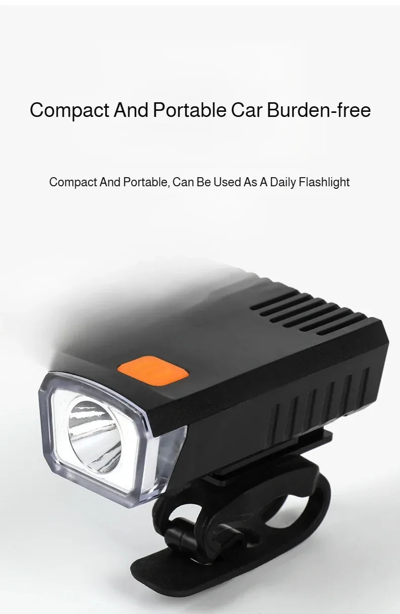 Mountain bike headlight mountain bike riding rainproof night riding headlight rechargeable mountain bike light