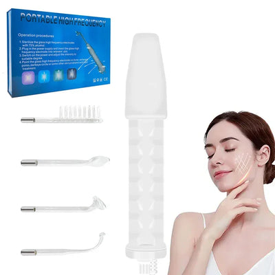 High Frequency Anti Aging Skin Therapy Wand Most Popular Electrotherapy Equipment Skin Care Galvanic Wand