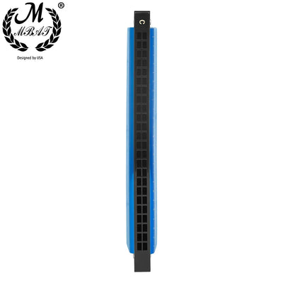 24 Holes Harmonica Key of C Professional Tremolo Mouth Organ With Case For Adults Professionals and Students Harmonica