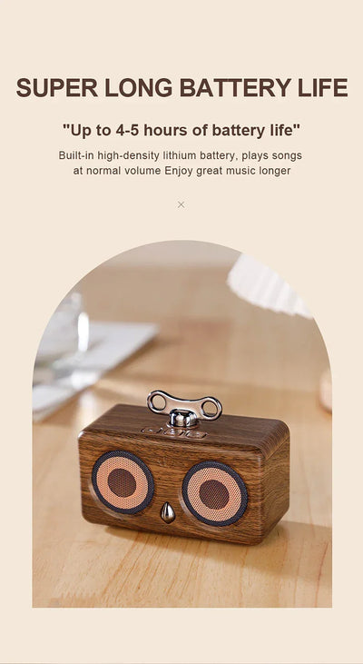 Bluetooth speaker, wireless, desktop, high-quality sound, low bass, volume, mini, outdoor, plug-and-play, retro, portable speake