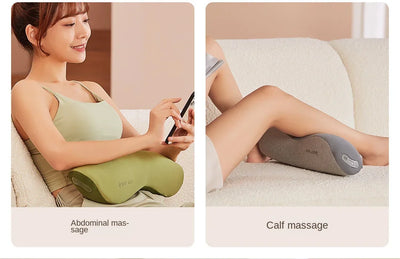 Multi Functional Smart Cervical Stretching Hot Compress Pillow for Neck Protection Kneading & Massage Pillow for Neck & Waist