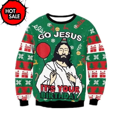 New Mens Christmas Jumper Sweatshirt Funny Humping Reindeer Climax Tacky Ugly Xmas Sweater Tops Couple Crew Neck Party Sweaters