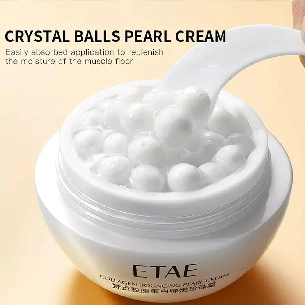 30g Retinol Face Cream Moisturizing Hyaluronic Acid Facial Cream Skincare Face Creams Collagen Bouncy Pearl Cream