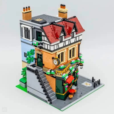 2025 Explosive NEWTudor Corner Modular Building Blocks Creative Expert Street View Building Blocks Toys Christmas Gifts for Chil - Elanique