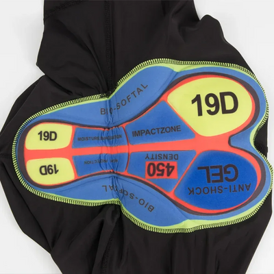 All bBlack 7-Point Bicycle sShorts, Mountain Bike Bibs, Comfortable Seat Cushions