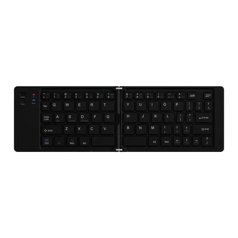 Mini Wireless Folding Keyboard Slim Design Lightweight Bluetooth Keyboard Universal Rechargeable Foldable Keyboard Notebook