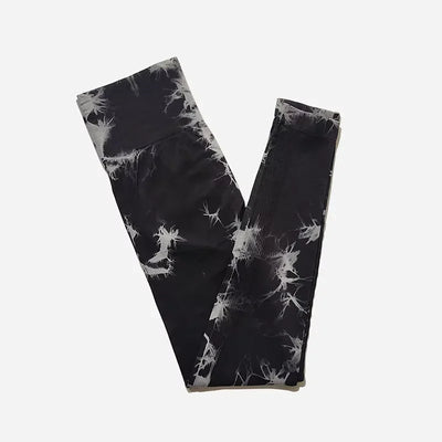Tie Dye Seamless Leggings For Women High Waist