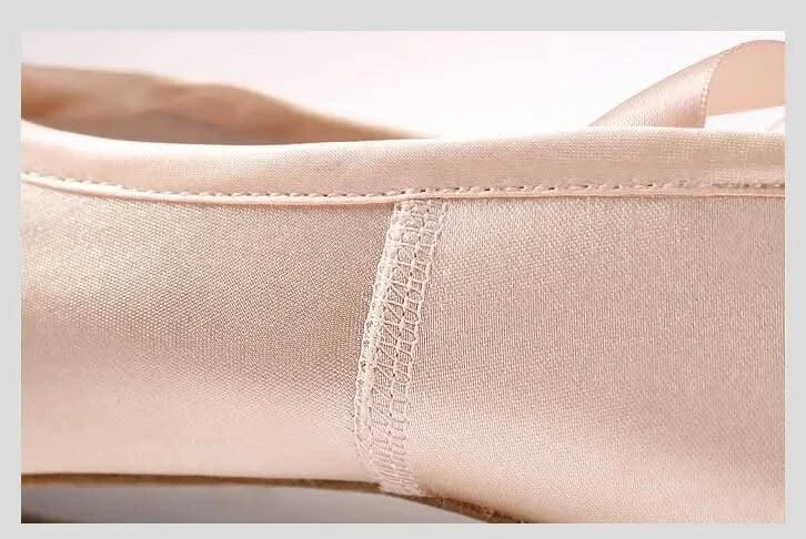 Women Professional Ballet Dance Shoes Child and Adult Ballet Pointe Dance Shoes with Ribbons Shoes Woman Zapatos Mujer Sneakers