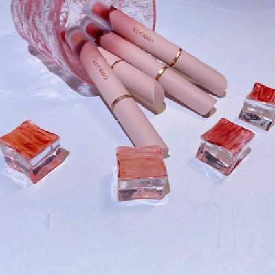 Velvet Matte Lipstick Cream Sexy Red Lip Tint Moisturizing Long Lasting Lip Gloss Waterproof Makeup Korean Cosmetics 6 Color