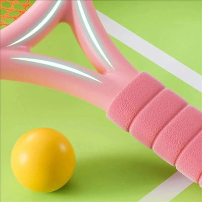 Children's badminton tennis racket exercise reaction ability beginners family outdoor beach tennis kindergarten baby parent-chil