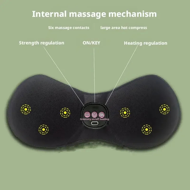 Wearable Hands-Free Massager for Women Upper Body Relaxation Comfort Support Detachable & Washable Home Use
