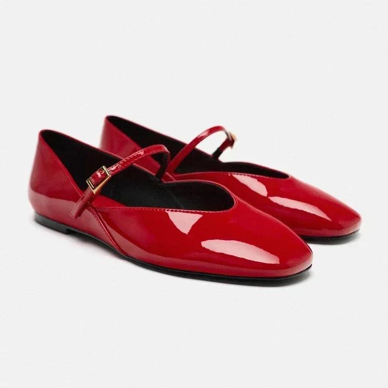 Women ballet flat shoes outdoor breathable loafers shallow sneakers shoes