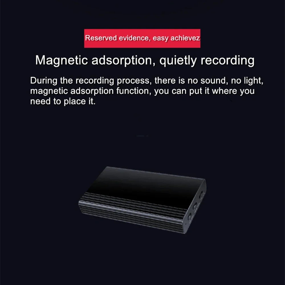 500 Hours Recorder Voice Recorder Noise Cancelling Audio Recorder with Magnetic Attachment Suitable for Lectures, Meetings