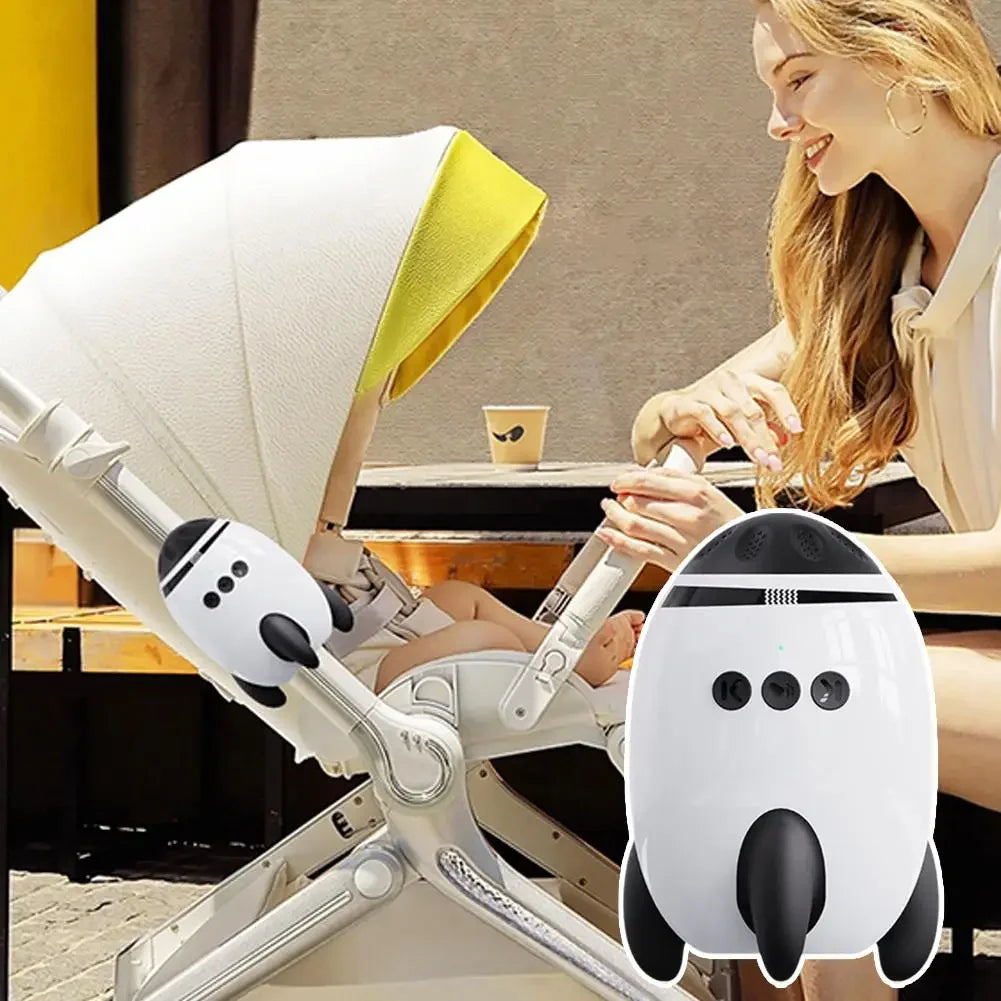 Baby Stroller Rocker accessories | Portable Automatic Infant Swing Sleep Soother with White Noise & Bluetooth