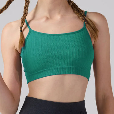 Women's Spaghetti Thin Strap Workout Yoga Gym Fitness Sport Bras