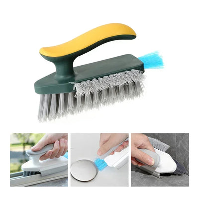 Useful Things for Kitchen Gadgets Cleaning Tools 4-in-1 Tool Dish Soap and Ceramic Tile Floor Brush Bathroom Supplies Tub Home