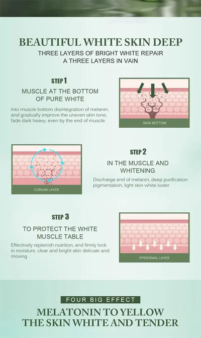 Dark Spot Corrector Skin Whitening Fade Cream Lighten Blemish Removal Serum Reduces Freckles Melasma Sun Spot Brighten Skin Care