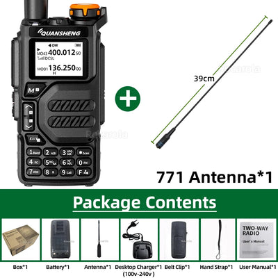 Quansheng UV K5 Walkie Talkie Portable Radio Am Fm Two Way Radio Commutator Station Amateur Ham Wireless Set Long Range Receiver
