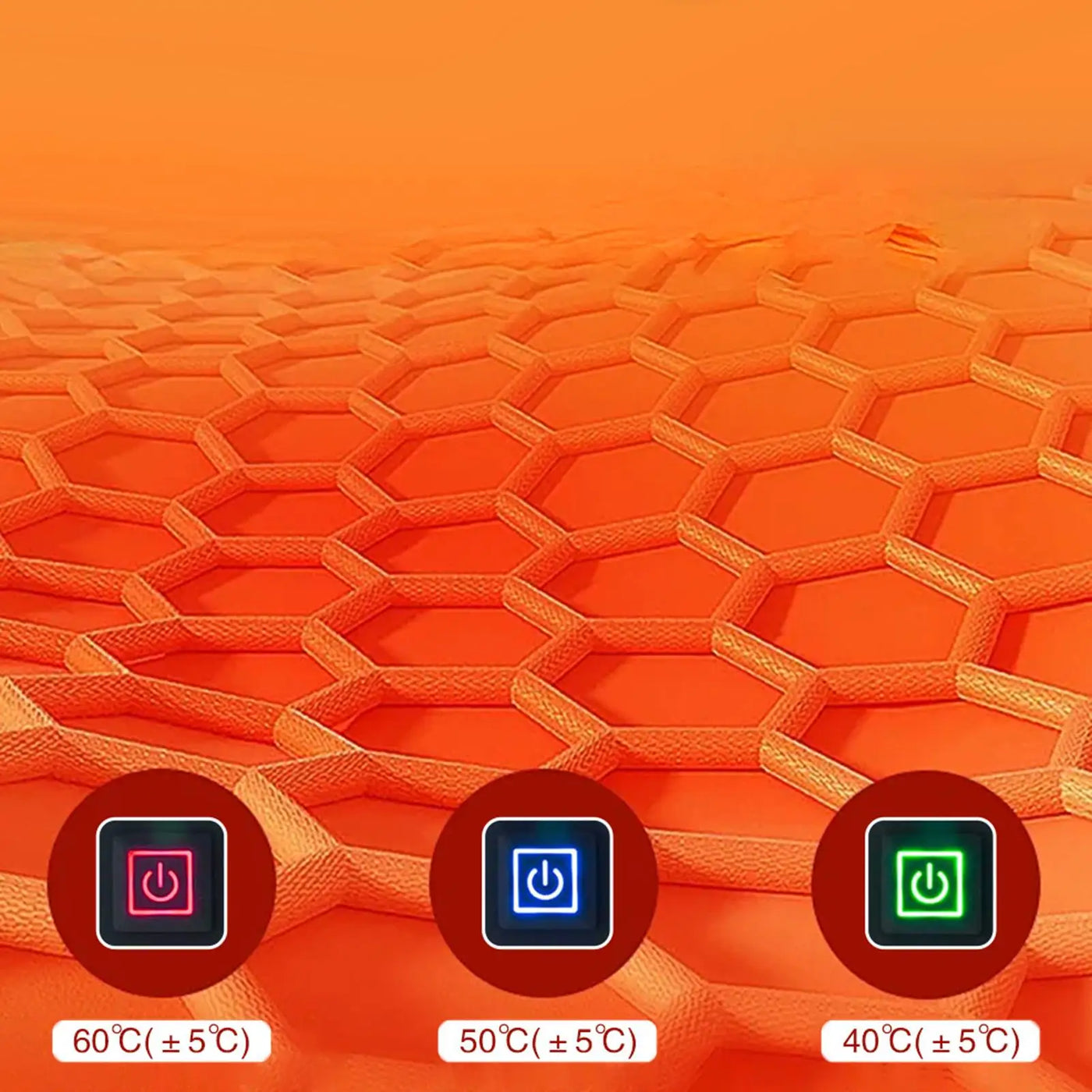 Large 45x90cm USB Heating Pad with 3 Temperature Settings Fast Heating Thermal Cushion for Home Office Car Use