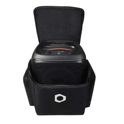Speaker Carry Case with Microphone Pockets Portable Protective Case Large Capacity Padded Storage Bags for JBL PartyBox Encore 2