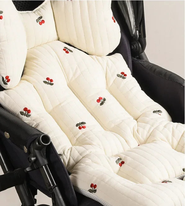 Autumn and winter warm baby stroller seat cushions thickened cotton child stroller baby seat cushions universal four seasons