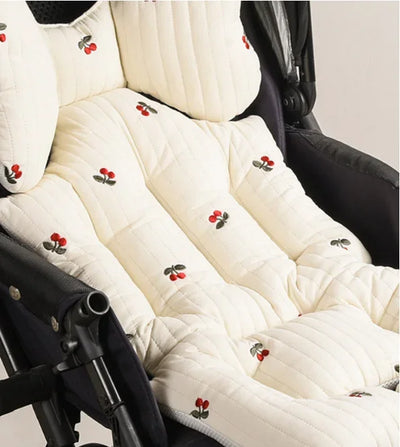 Autumn and winter warm baby stroller seat cushions thickened cotton child stroller baby seat cushions universal four seasons